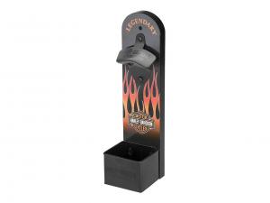 H-D Flames Wall Mount Bottle Opener TRADHDL-18584