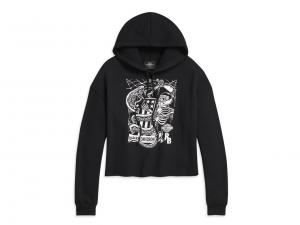 Pullover "H-D X RUSTY BUTCHER SNAKE CROPPED" 96531-20VW