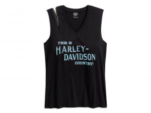 HARLEY COUNTRY MUSCLE TEE 96205-17VW