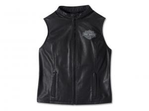 Factory Perforated Leather Vest 97007-24VW
