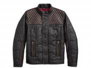 Jacke "QUILTED LEATHER ACCENT" 97441-18VM