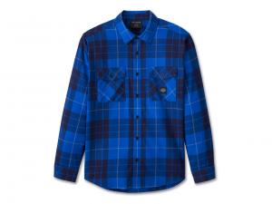 Men's Essence Shirt Blue Plaid 96459-24VM