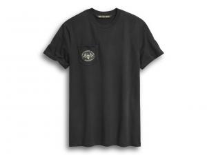 T-Shirt "SKULL FLAGS POCKET" 96440-20VM