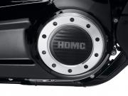 HDMC" ENGINE TRIM - DERBY COVER - BLACK WITH MACHINED HIGHLIGHTS 25701088