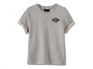 Pullover "At Ease Short Sleeve Light Grey Heather (B05)" 96896-23VW