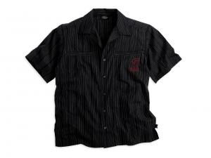 SHIRT-GARAGE,STRIPE,BLK 96025-10VM