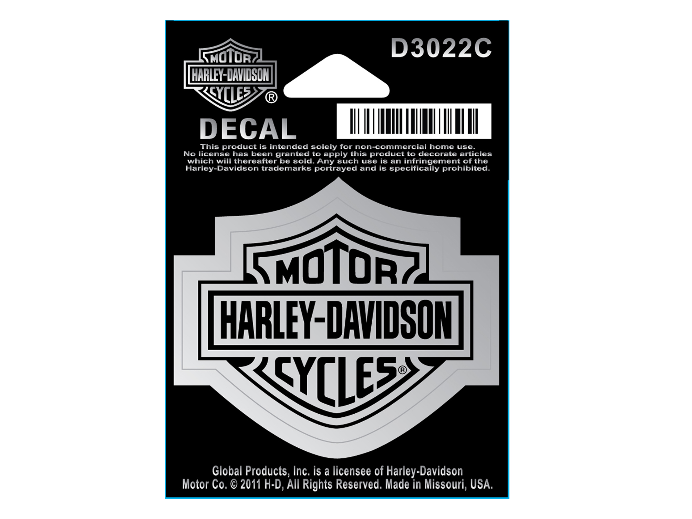 Aufkleber Bar & Shield GPD302C / Aufkleber / Accessoires / Accessoires /  - House-of-Flames Harley-Davidson