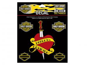 Decal, H-D Ink, SM, 3 1/4 W x 4 3/4 H GPDC74083