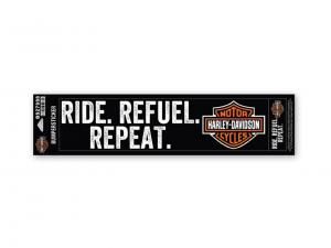 Bumpersticker, Ride Refuel Repeat, GPBS27988