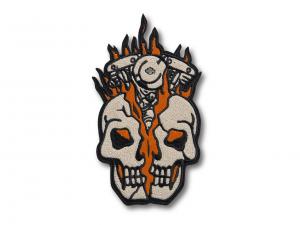 Skull Bust Iron-On Patch 97666-21VX