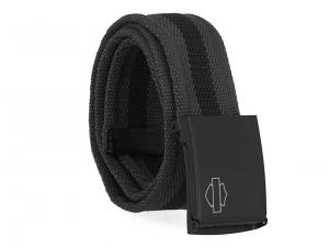 Gürtel "Gun Metal Buckle Black"_1