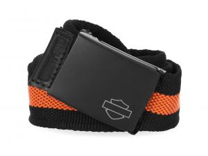 Gürtel "Gun Metal Buckle Orange" MU-BMM002-26