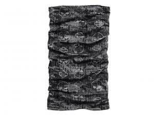 SKULL PRINTED NECK GAITER WITH COOLCORE TECHNOLOGY 98190-18V