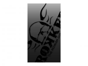 ROKKER Tube Logo 3D Black ROK8133