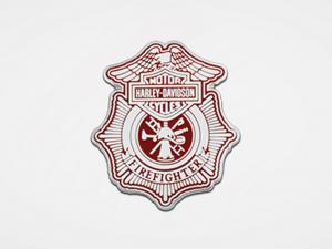 Pin "Red Fire Shield" SYA-8009137