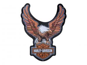 H-D Bar Shield Eagle Tin Sign TRADHDL-15530