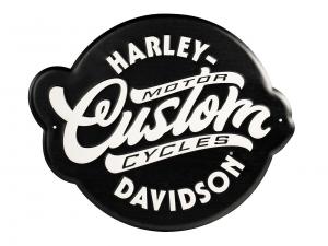Schild "H-D Custom Motorcycles Metal Sign" TRADHDL-155711