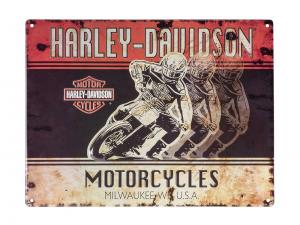 H-D Racers Tin Sign TRADHDL-15539