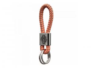 Schlüsselanhänger "Harley Bar & Shield Orange Vinyl Braid" PL4544