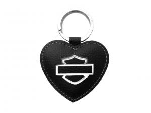 Schlüsselanhänger "Heart B&S Medallion Black" LAS-ZWL5898-BLK