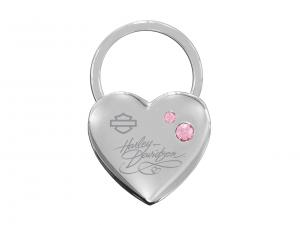 Keychain "White Heart" BARHDKCYH62