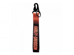 Key Chain Wrist Strap - Harley Text Black PL4532