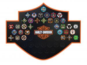 Poker-Chips-Rahmen "48 Bar & Shield Magnetic" DW-6995