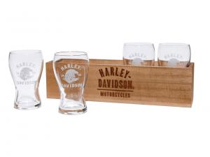 BEER FLIGHT GLASSES & BOX 96926-18V