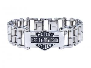 Steel B&S Large Bike Chain Bracelet MODHSB0146