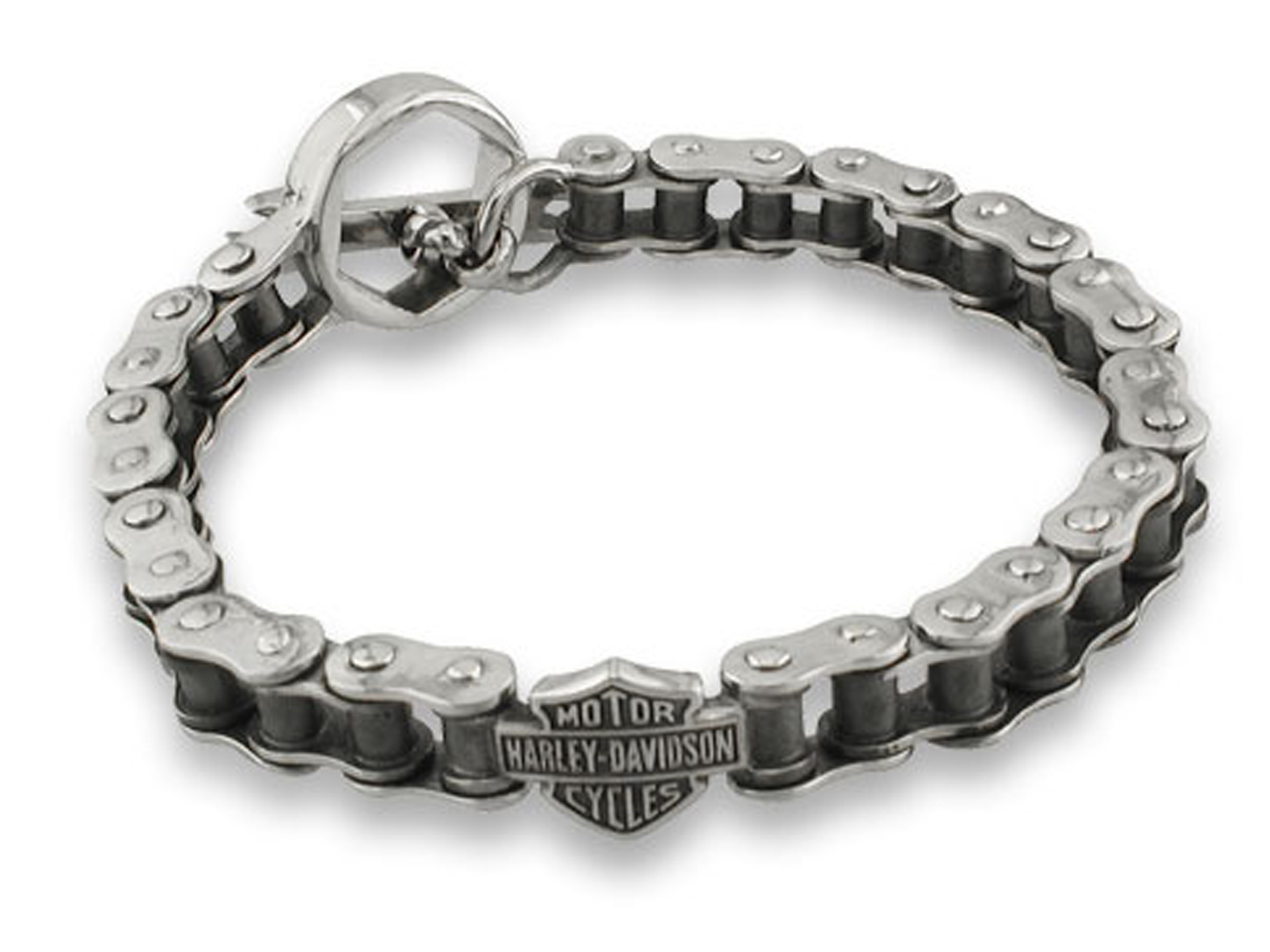 Buy Black Stainless Steel Double Motorcycle Chain Adjustable Bracelet   Inox Jewelry  Inox Jewelry India