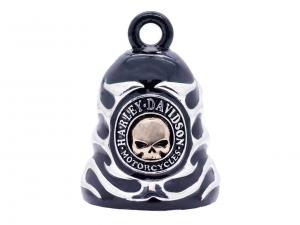 Ride Bell Skull & Flames Black MODHRB083