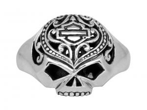 H-D Ladies Filigree Skull Ring MODHDR0314