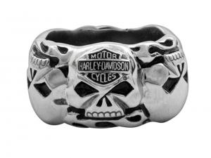 HD Stainless Steel Skull Band Ring MODHSR0019