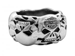 Ring "HD Stainless Steel Skull Band"_1