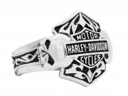 HD Steel Double Skull Ring MODHSR0002