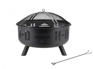 H-D SILHOUETTE BAR & SHIELD FIRE PIT TRADHDL-10074