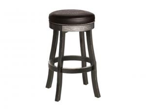 B & S Flames Bar Stool - Vintage Black Finish TRADHDL-13120-V