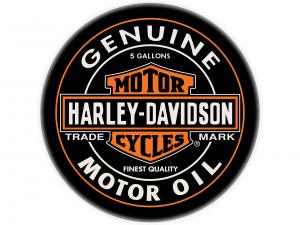 Harley-Davidson Barstuhl "Oil Can with Backrest"_1