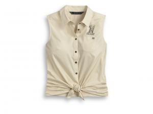 Bluse "#1 SKULL TIE-FRONT"_1