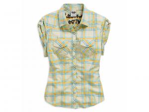 Butterfly Plaid Shirt 96035-15VW