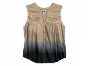 Bluse "DIP-DYE CROCHET ACCENT" 96172-17VW