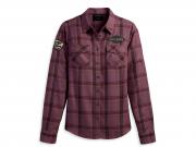 Bluse "Gas & Oil Convertible Sleeve - Dusky Orchid" 96273-23VW