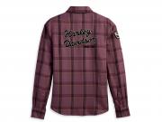 Bluse "Gas & Oil Convertible Sleeve - Dusky Orchid"_1