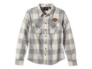 Women's Heritage Plaid Long Sleeve Shirt 96462-25VW