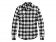 Bluse "Retro Buffalo Plaid - White" 96277-23VW