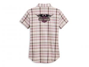 Bluse "Shift Gears Plaid"_1