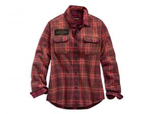 LASER CUT LOGO PLAID SHIRT 99123-19VW