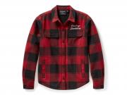 Women's H-D Buffalo Check Shirt Jacket 96854-25VW