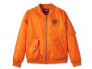 Women's 120th Anniversary Bomber Jacket Orange 97557-23VW