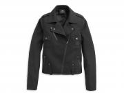 Women's Asymetrical Zip Biker Jacket 97451-21VW